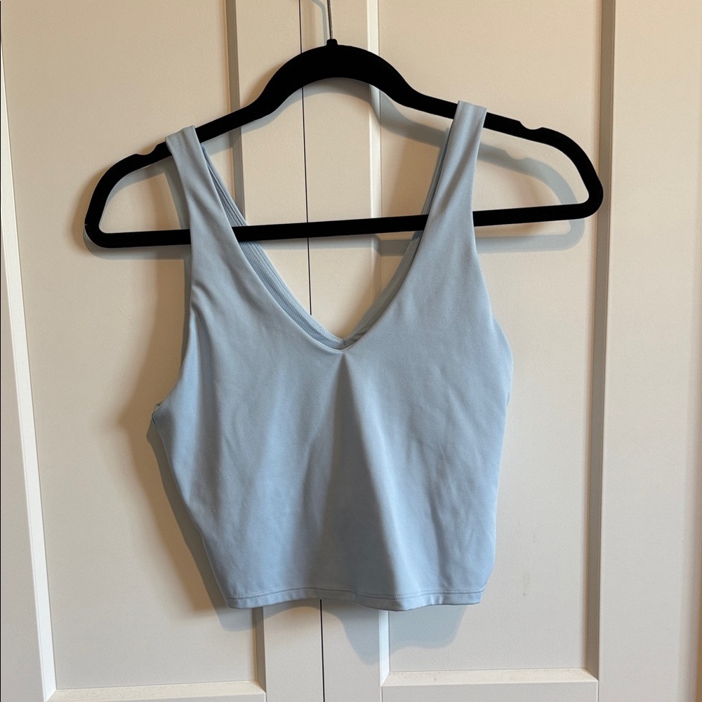 All in Motion Light Blue Crop Top